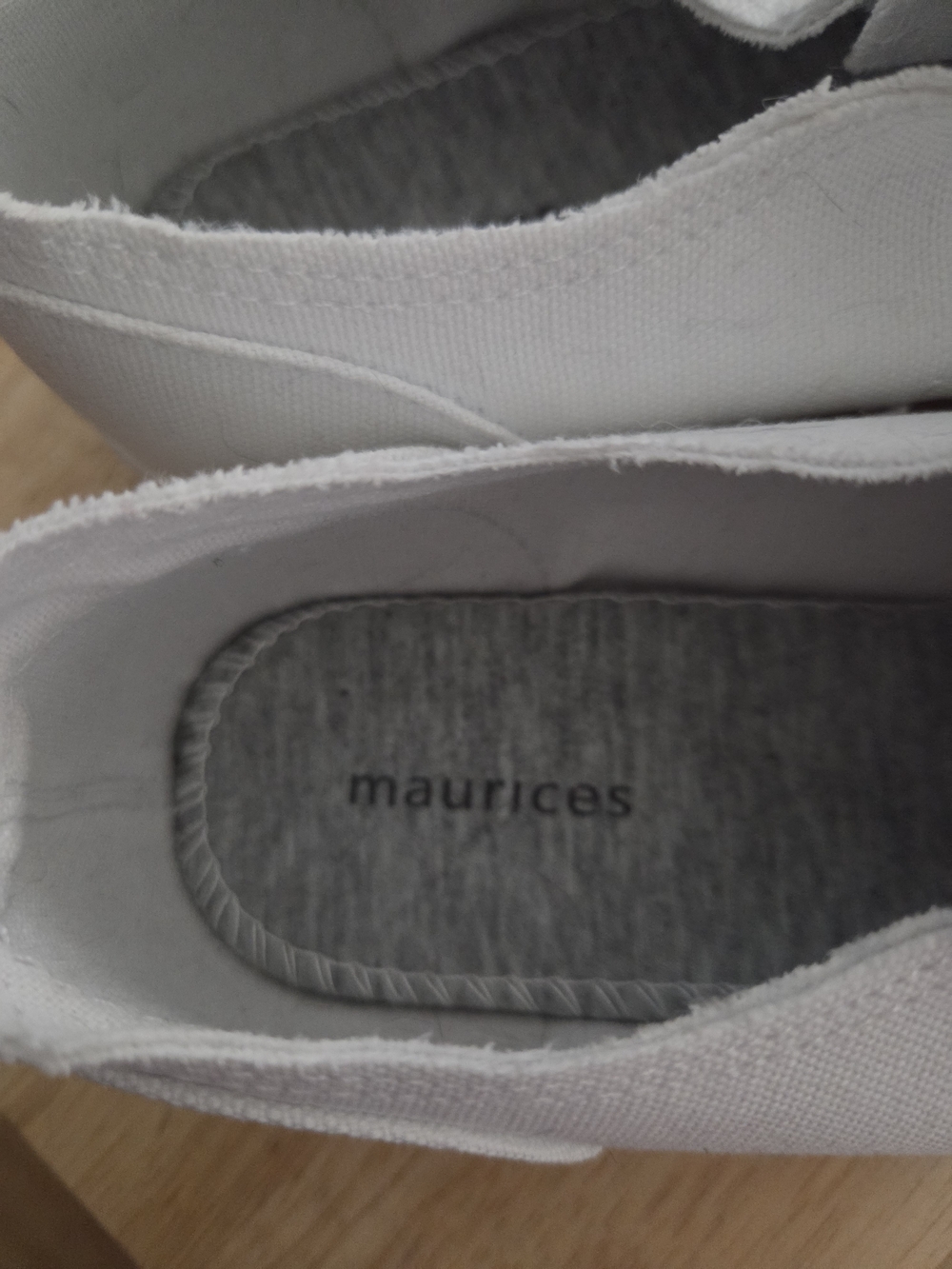 Maurices White Canvas Slip-On Sneakers - Picture 7 of 11